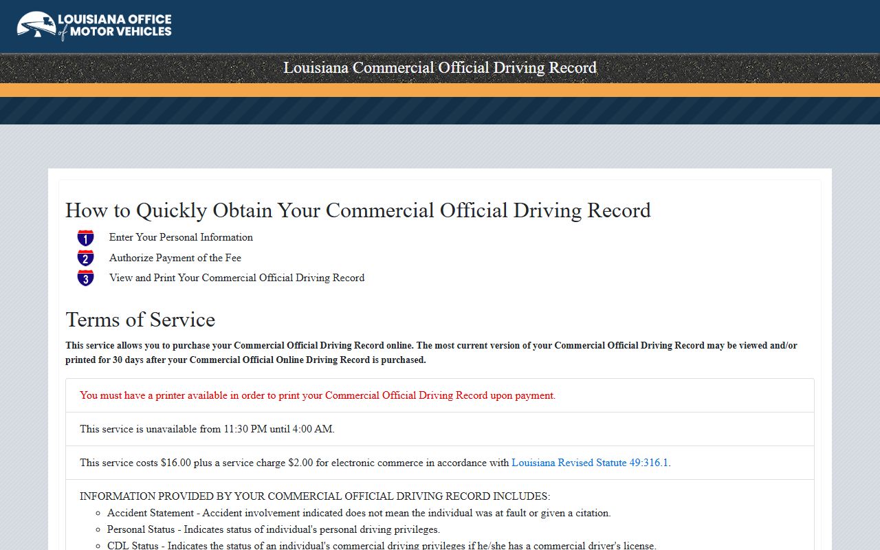 Jefferson Davis Parish arrest records and court charges commercial driving record portal