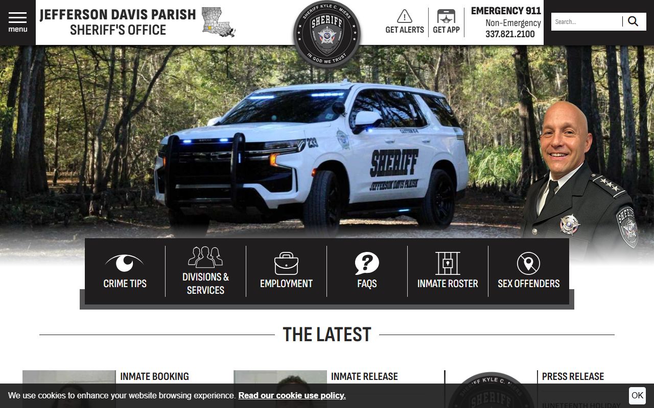 Jefferson Davis Parish District Court records and sheriff source